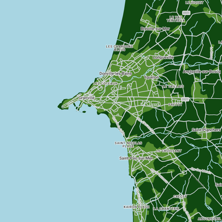 Zone d'intervention à Granville et ses alentours